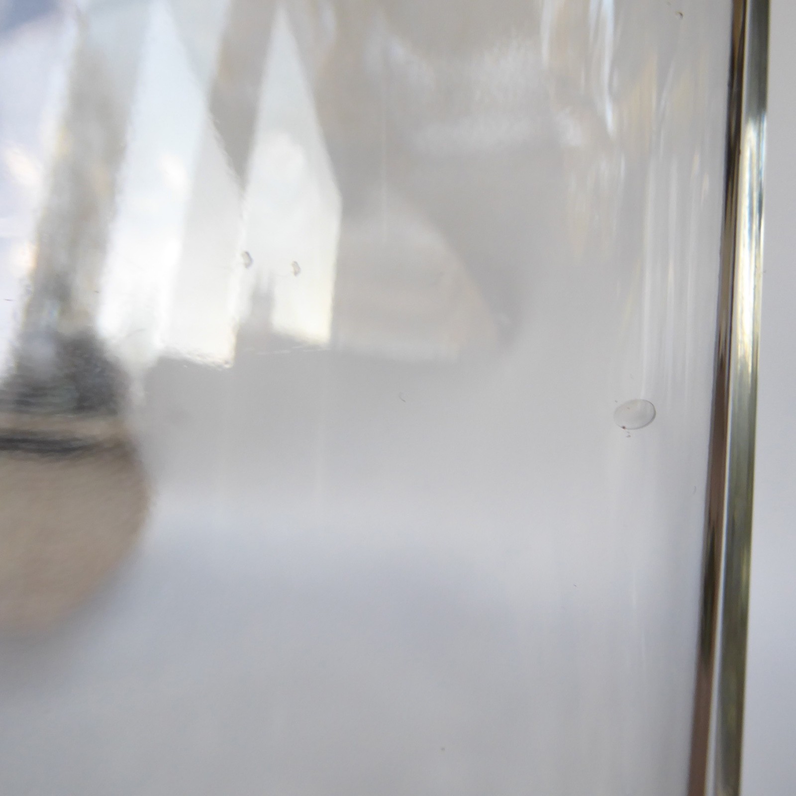 iittala Ovalis 3036 vintage art glass vase by Tapio Wirkkala Finland. Oval clear - Image 12